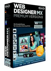 Magix Web Designer MX 8 - Premium Version PC Bild