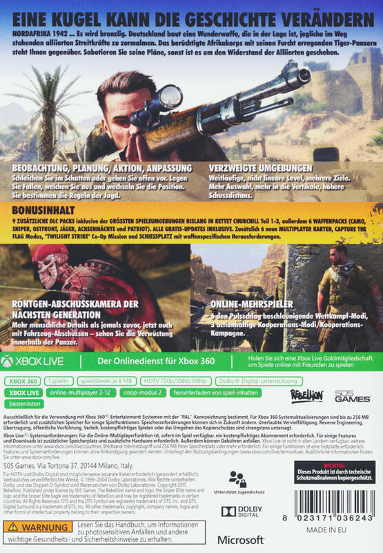 Sniper Elite 3 Ultimate Edition Xbox 360 Download Torrent