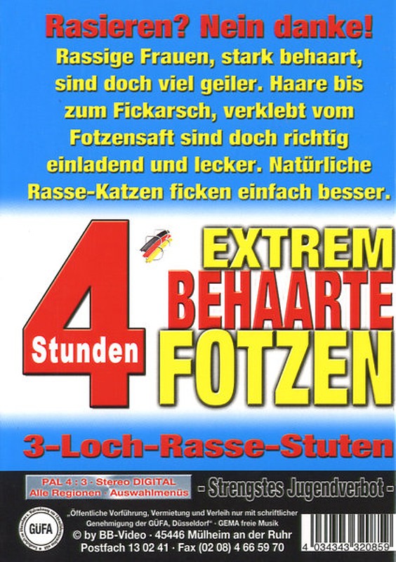 Extrem behaarte Fotzen Porno XJUGGLER DVD Shop