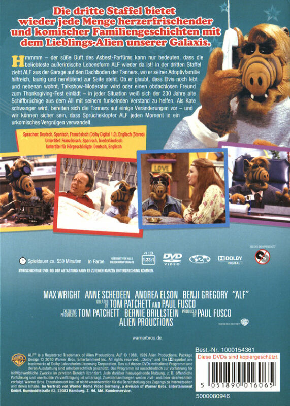 Alf - Staffel 3  [4 DVDs] – Bild 2