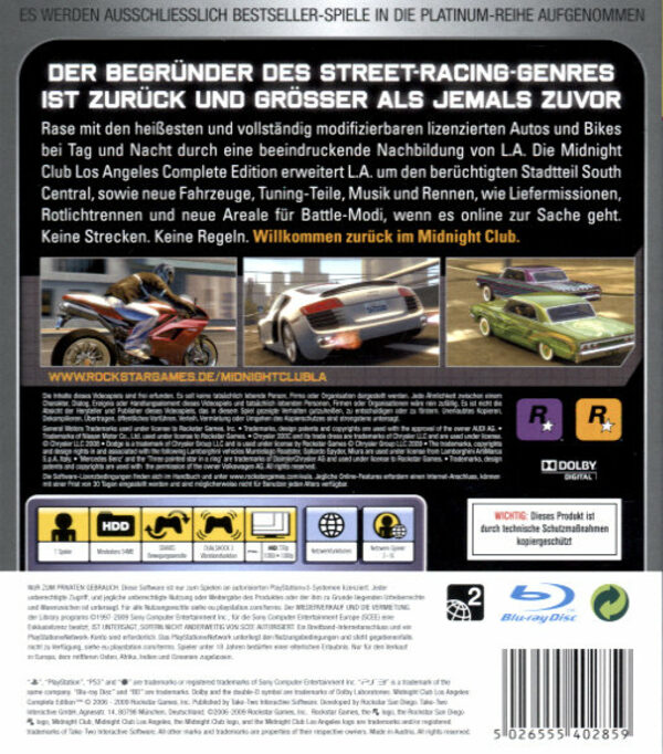 Midnight Club - Los Angeles Complete Ed.  [PLA] – Bild 2
