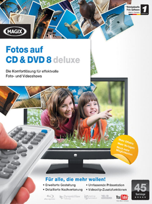 MAGIX Fotos auf CD & DVD 8 deluxe | XJUGGLER PC Shop