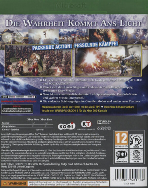 Warriors orochi 3 ultimate wii u iso