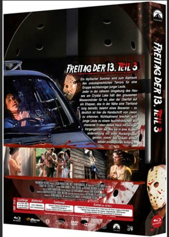 Freitag Der 13. Teil 3 - Limited 3-Disc BluRay & DVD ...