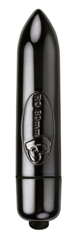 Schwarzer Vibrator in Patronenform – Bild 1