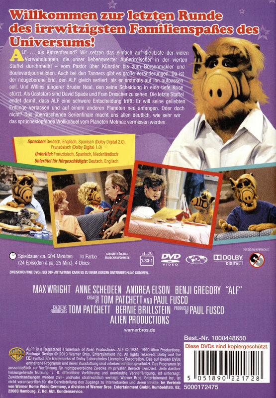 Alf - Staffel 4  [4 DVDs] – Bild 2