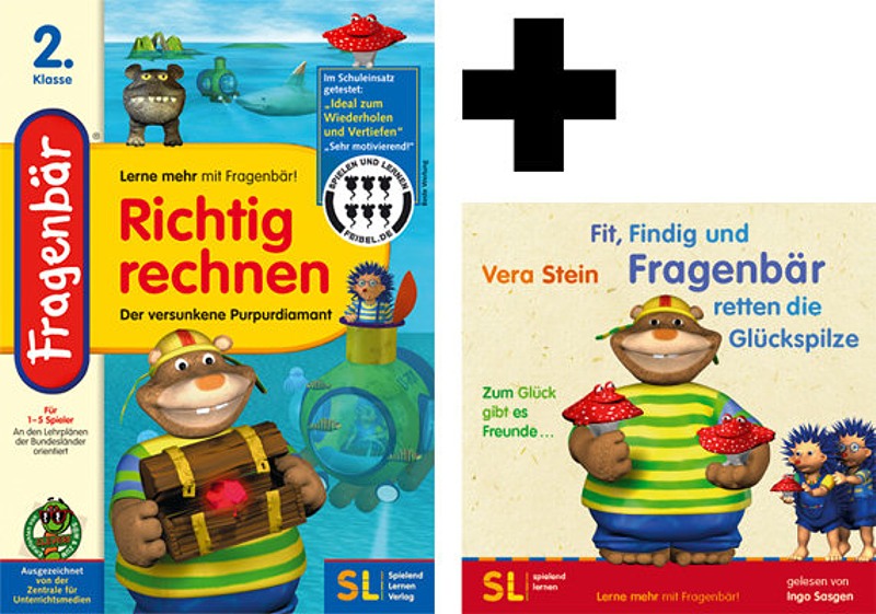 Fragenbär - Richtig rechnen 2. Klasse + Hörbuch | XJUGGLER ...