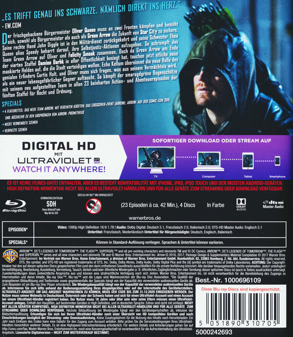 Arrow Staffel 4 Blu Ray Arrow Staffel 4 Blu Ray