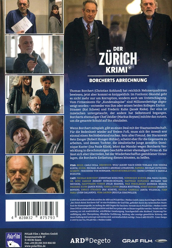 Der Zürich-Krimi: Borcherts Abrechnung (Folge 2) Film ...